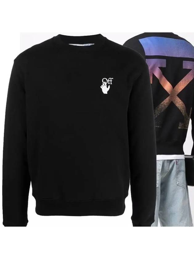 Degrade Arrow Sweatshirt Black - OFF WHITE - BALAAN 2