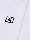 Men's Back Logo Cotton Short Sleeve T-Shirt White - WOOYOUNGMI - BALAAN 6