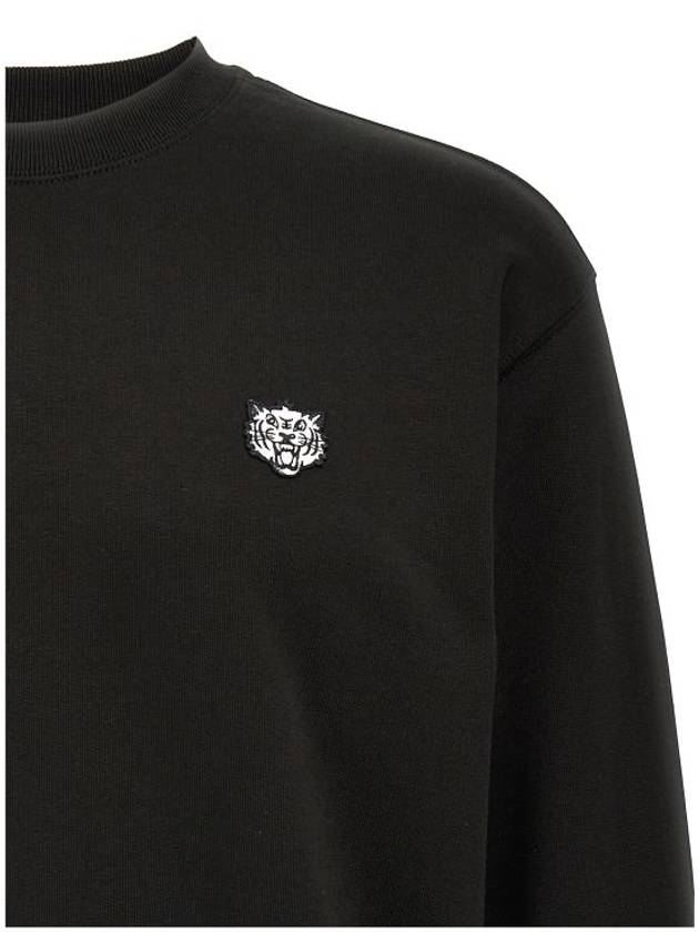 Kenzo logo patch crewneck sweatshirt - KENZO - BALAAN 4