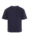 Pocket Wipstitch Short Sleeve T-shirt Navy - KITON - BALAAN 3