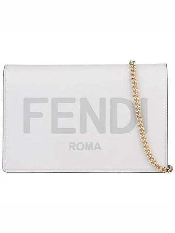 Logo Chain Wallet Bag Mini 8BS006 AAYZ F1C76 1106422 - FENDI - BALAAN 1