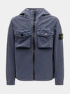 Kids Waffen Patch Avio Blue Jacket 761610110 V0128 - STONE ISLAND - BALAAN 1