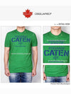 Men's CATEN Dean Dan Pocket Short Sleeve TShirt 74GC0897 Green - DSQUARED2 - BALAAN 6