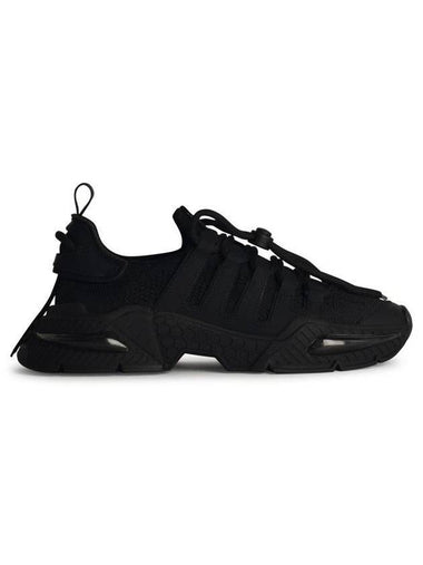 Dolce & Gabbana Black Nylon Blend Sneakers - DOLCE&GABBANA - BALAAN 1