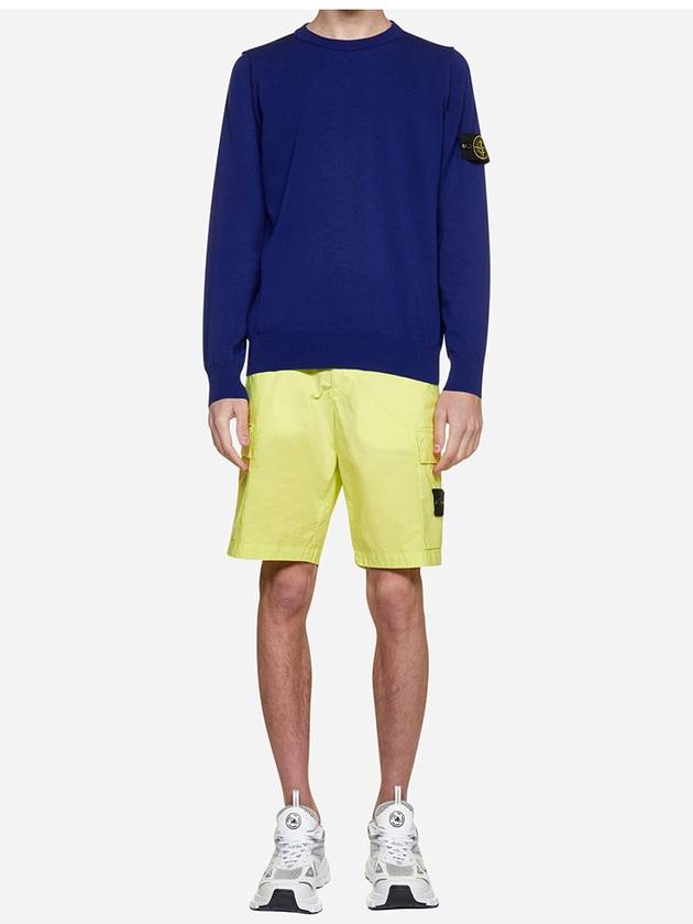 Cargo Bermuda Shorts Neon - STONE ISLAND - BALAAN 5