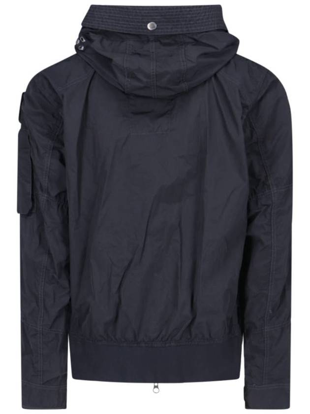 Men's Kore Spring Logo Patch Hooded Jacket Charcoal - PARAJUMPERS - BALAAN 3