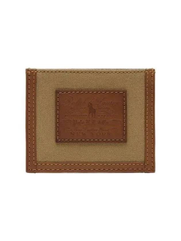 Canvas Card Case Beige - POLO RALPH LAUREN - BALAAN 2