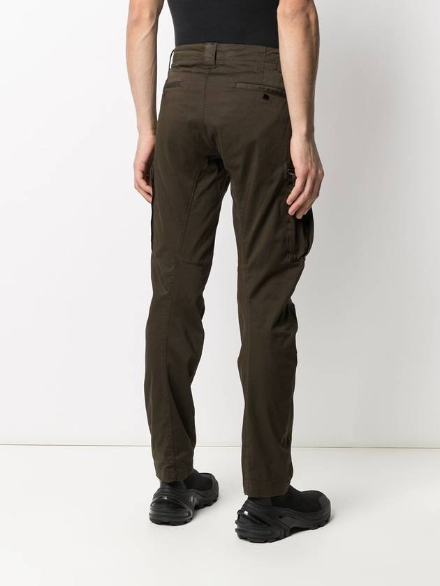 Lens Wappen Stretch Track Pants Dark Green - CP COMPANY - BALAAN 4