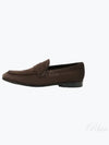 Men's Suede Penny Loafers Brown - TOD'S - BALAAN 2