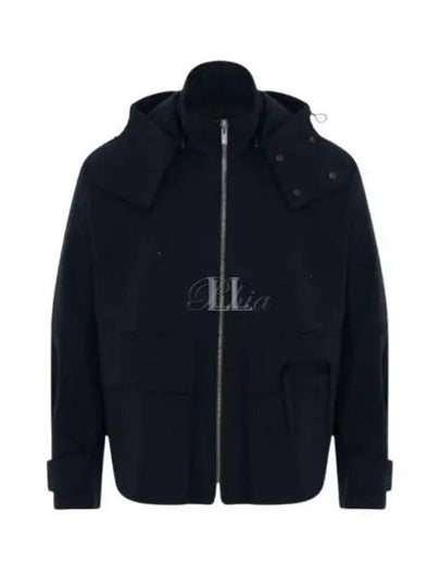 Le Blouson Molhaddo Hooded Military Parka Navy - JACQUEMUS - BALAAN 2