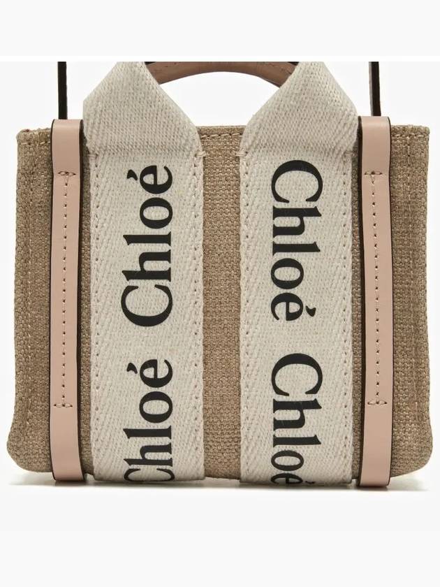 Nano Woody Tote Bag Cement Pink - CHLOE - BALAAN 4