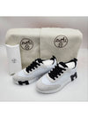 Bouncing Low Top Sneakers Blanc Noir - HERMES - BALAAN 2