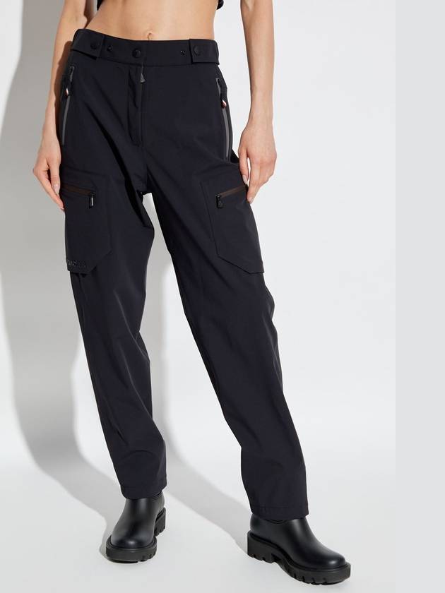 Jogging straight pants black - MONCLER - BALAAN 4