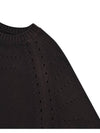 Armor Knit PulloverCharcoal Unisex Distressed Knit Top Charcoal - PHOS333 - BALAAN 5