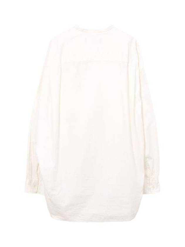 Band Collar Long Sleeve Shirt White - MAISON MIHARA YASUHIRO - BALAAN 3