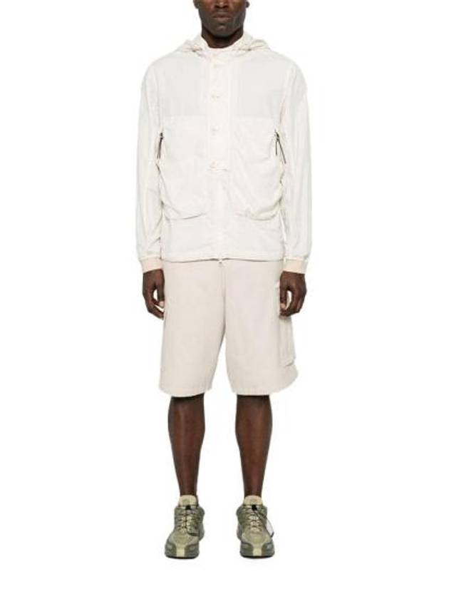 Flatt Nylon Goggle Over Long Sleeve Shirt Beige - CP COMPANY - BALAAN 3