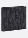 Wallet Black  Oblique Jacquard - DIOR - BALAAN 8