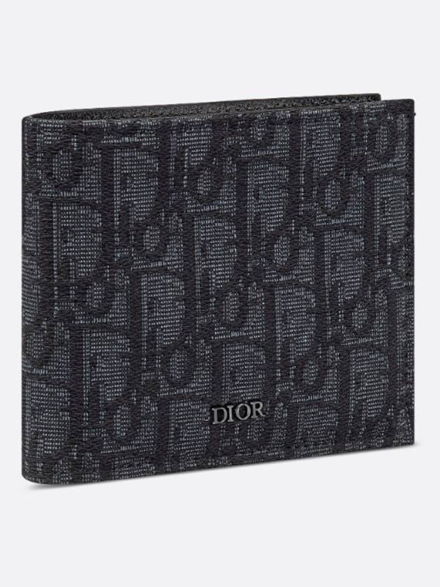 Wallet Black  Oblique Jacquard - DIOR - BALAAN 8