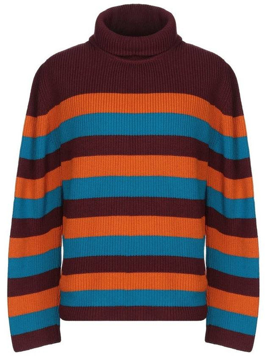 Antonio Malas multi-color stripe wool turtleneck - ANTONIO MARRAS - BALAAN 1