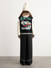 patch varsity bomber jacket black - OFF WHITE - BALAAN 5