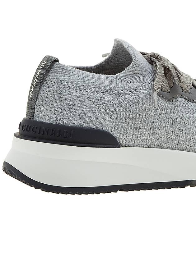 Knit Running Sneakers Grey - BRUNELLO CUCINELLI - BALAAN 11