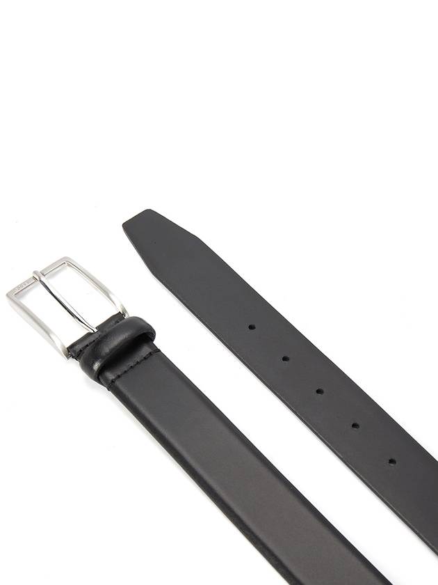 Logo Leather Belt Black - HUGO BOSS - BALAAN 4