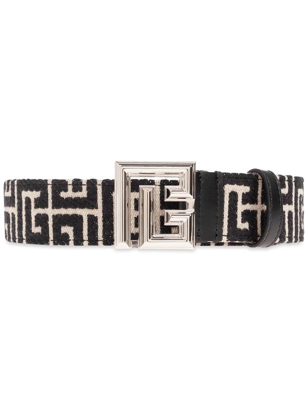 Balmain Belt With Logo, Men's, Black - BALMAIN - BALAAN 1