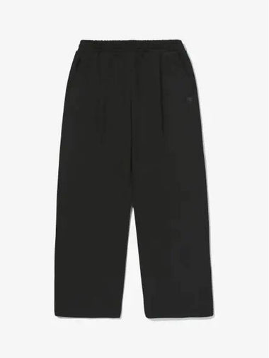 Brushed small logo wide pants FS2FPG4103XBLK - FILA - BALAAN 1