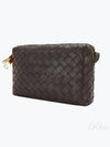 Intrecciato Leather Mini Cross Bag Brown - BOTTEGA VENETA - BALAAN 2