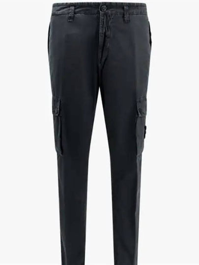 Wappen Patch Old Treatment Slim Fit Cargo Straight Pants Charcoal - STONE ISLAND - BALAAN 2