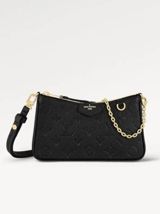 Monogram Easy Pouch On Strap Shoulder Bag Black - LOUIS VUITTON - BALAAN 2