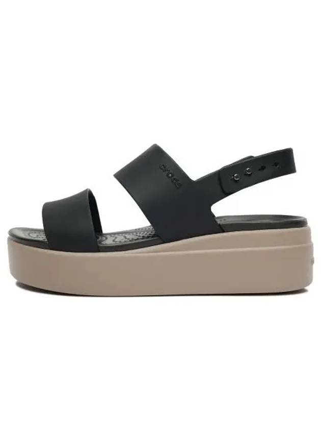 Sandals Women Brooklyn Low Wedge Flip 206453 07H - CROCS - BALAAN 2