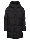 Men's Wappen Patch Crinkle Wraps Long Padding Black - STONE ISLAND - BALAAN 2