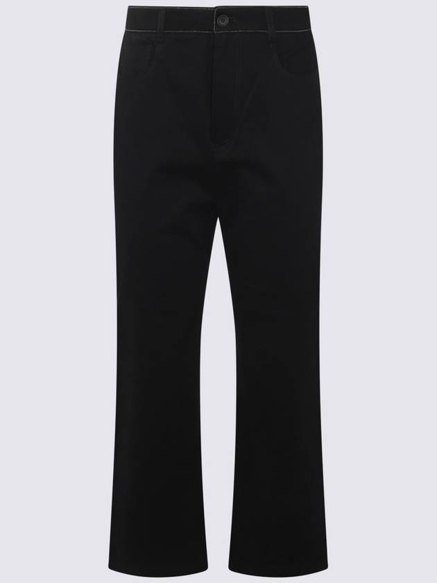 Fabiana Filippi Black Cotton Pants - FABIANA FILIPPI - BALAAN 1