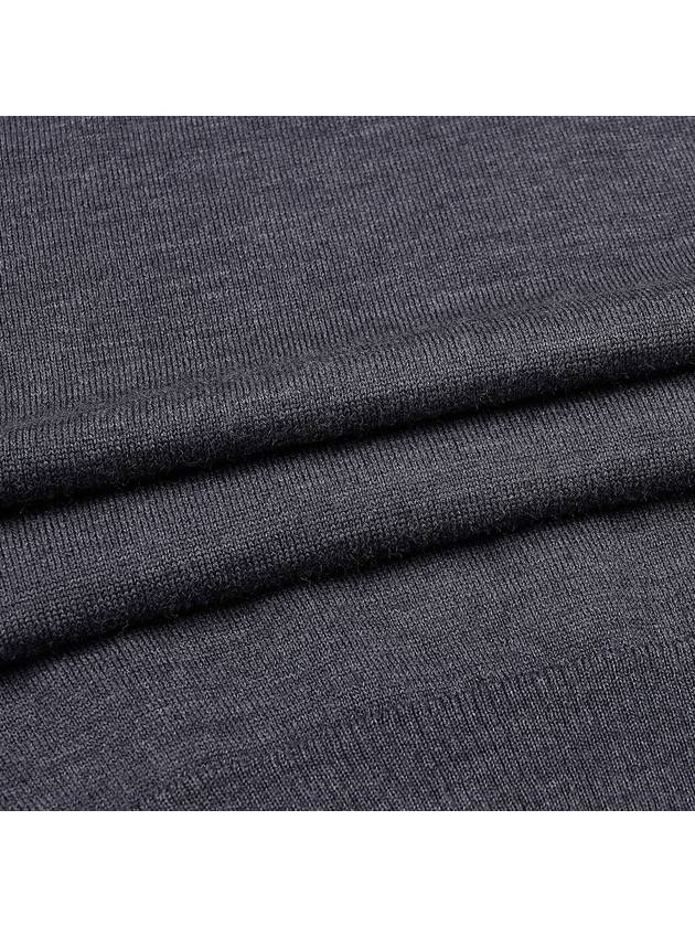 Small Heart Logo Turtleneck Grey - AMI - BALAAN 7