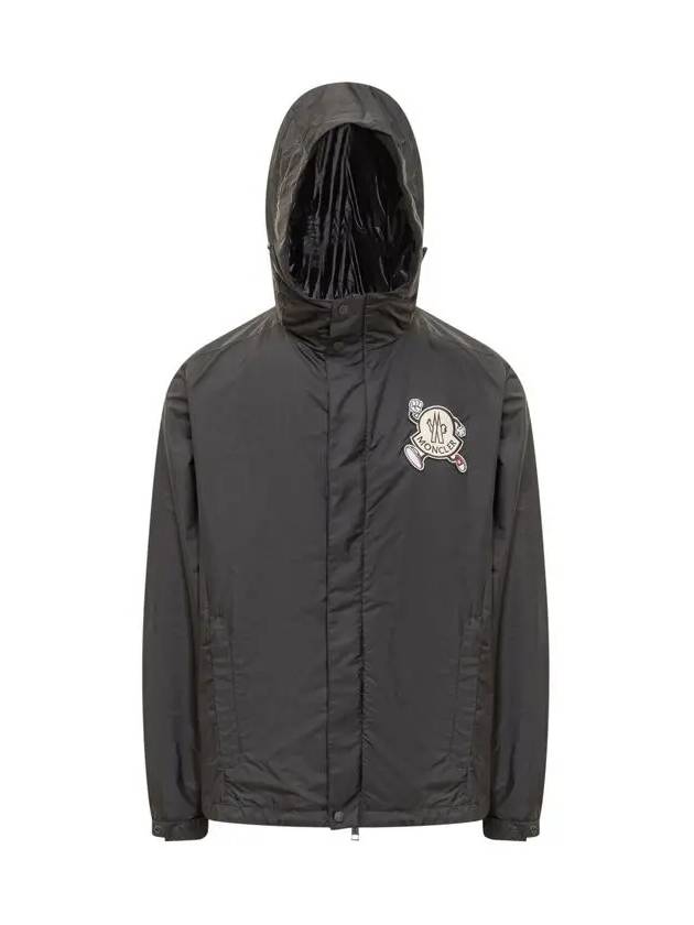 Guiers Rain Coat Black - MONCLER - BALAAN 3