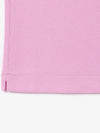 Men's Logo Classic Fit Cotton Short Sleeve Polo Shirt Pink - LACOSTE - BALAAN 3