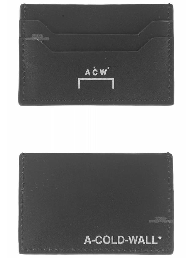 20SS ACWUA022WHL BK Logo Leather Card Wallet Black Wallet TJ - A-COLD-WALL - BALAAN 4