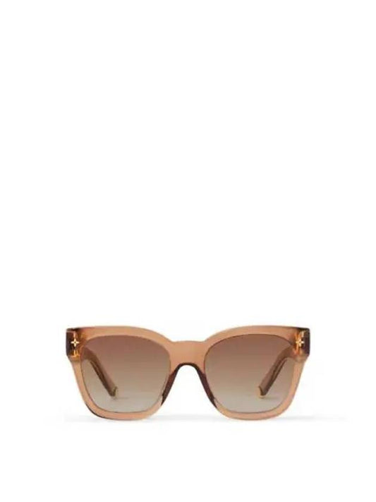 My Monogram Crystal Square Sunglasses BROWN Z2411U - LOUIS VUITTON - BALAAN 2