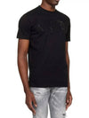 Crystals Cool Fit Short Sleeve T-Shirt Black - DSQUARED2 - BALAAN 2