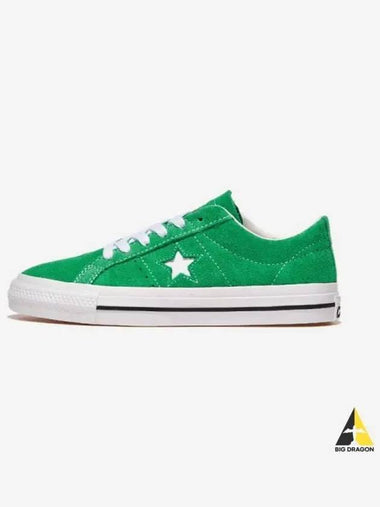 One Star Pro Suede Apex Green GREENwhiteBLACK - CONVERSE - BALAAN 1