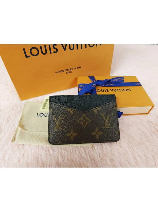 Neo Porte Monogram Card Wallet Black Brown - LOUIS VUITTON - BALAAN 2