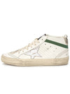 Mid Star High Top Sneakers Green White - GOLDEN GOOSE - BALAAN 4