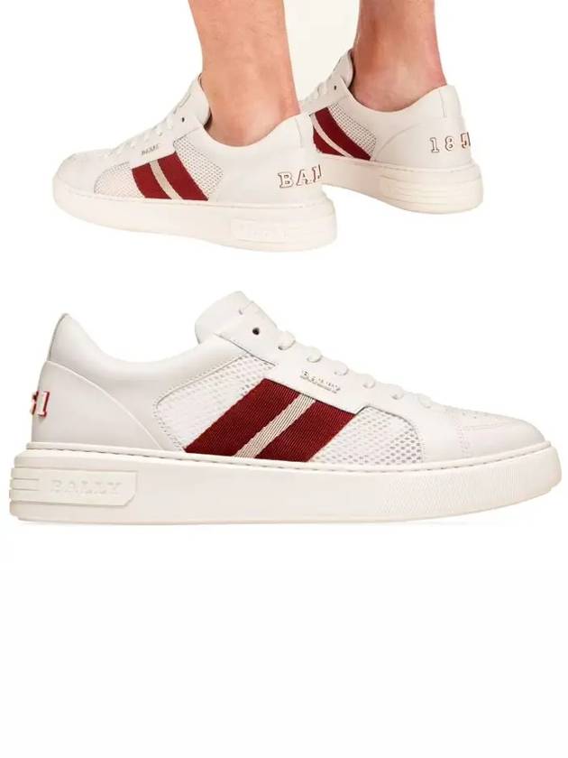 Melys Leather Low Top Sneakers White - BALLY - BALAAN 2