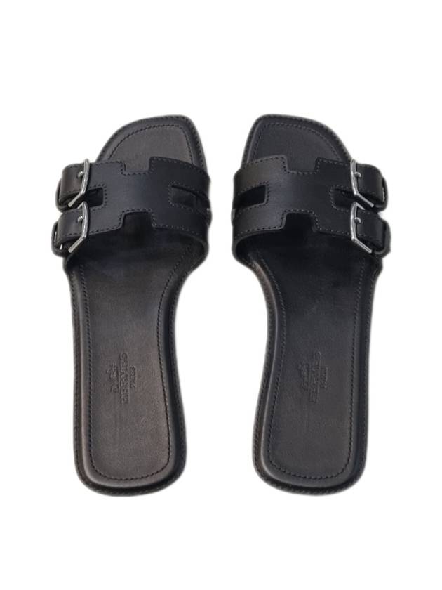 Remake Sandals Black 181044Z 02370 - HERMES - BALAAN 2