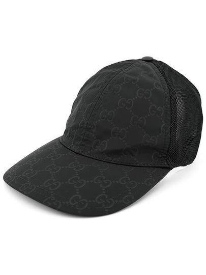 GG Nylon Ball Cap Black - GUCCI - BALAAN 2