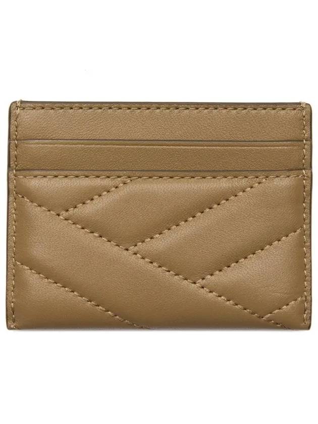 Kira Chevron Logo Card Wallet Sand Piper - TORY BURCH - BALAAN 3