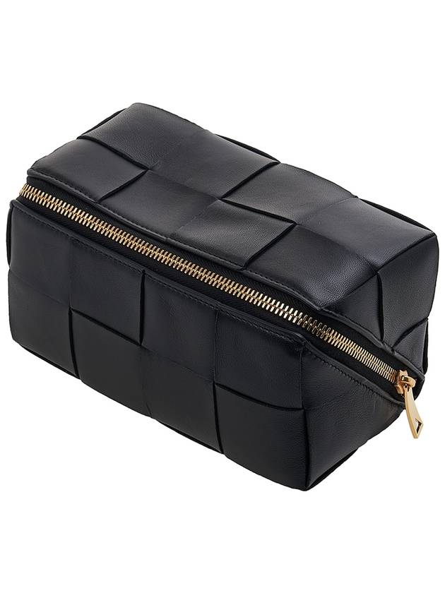 Intrecciato Pouch Bag Black - BOTTEGA VENETA - BALAAN 5