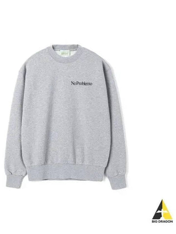 U MINI PROBLEMO SWEATSHIRT GRAY MARL - ARIES - BALAAN 1