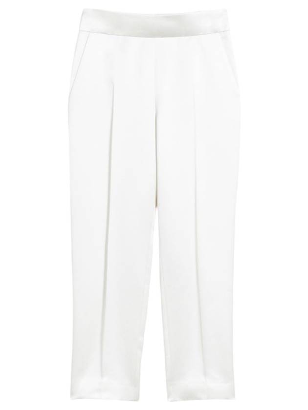 Geisha Straight Pants Optical White - MAX MARA - BALAAN 1